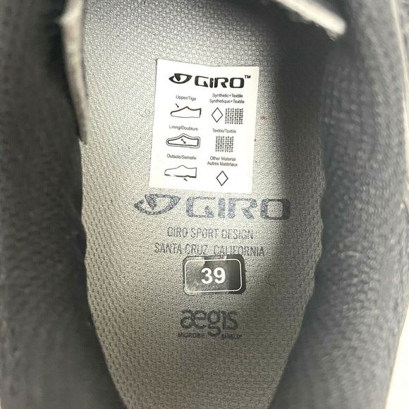 Giro Sante II Womens Road Cycling Shoes Women Black EUR 39 - Picture 12 of 12